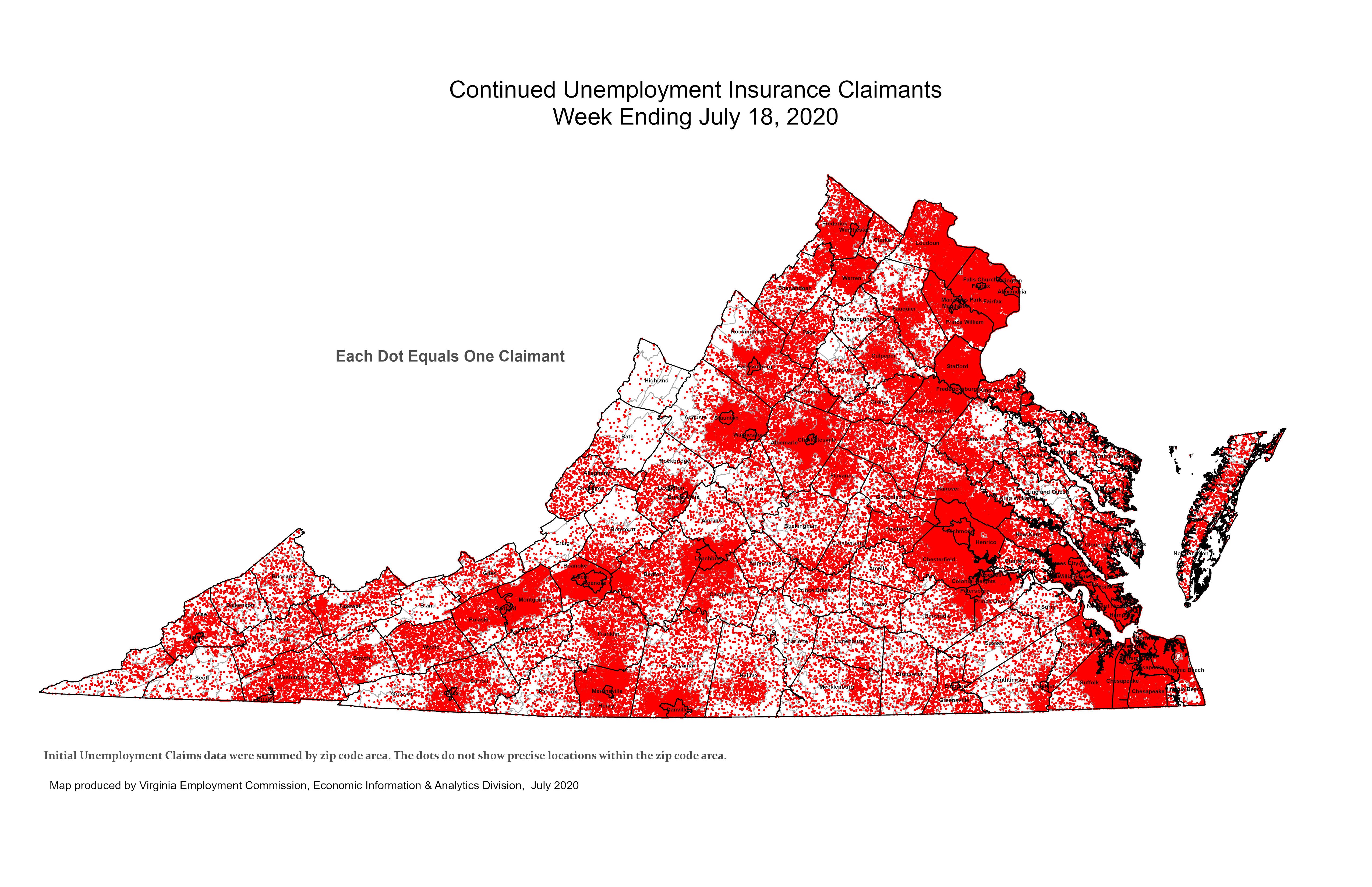 Virginia’s Unemployment Insurance Weekly Claims for Week Ending July 18th | Virginia Employment ...